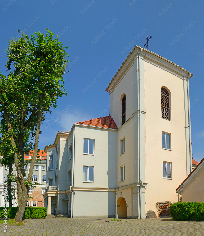 Architecture of the city of Kaunas, Lithuania - Church buildings in the old town
