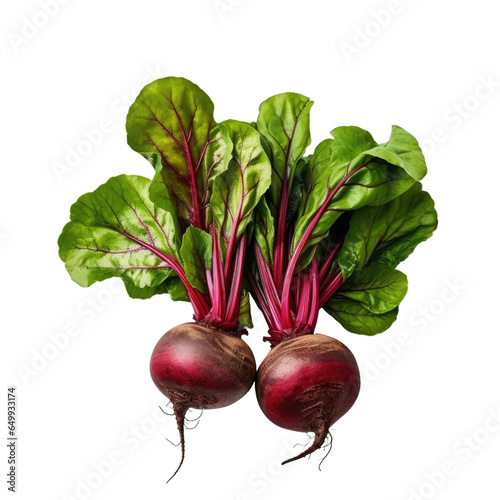 beetroots isolated on transparent background