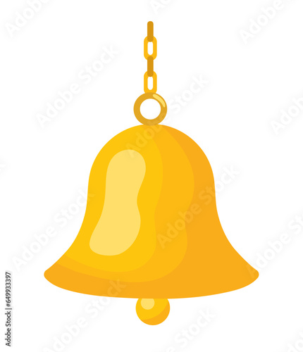 golden bell hanging decoration