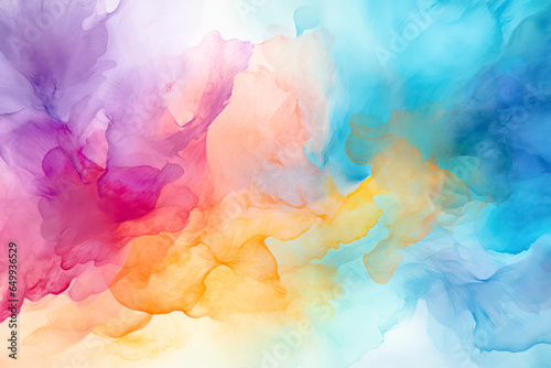 Abstract colorful watercolor background wallpaper