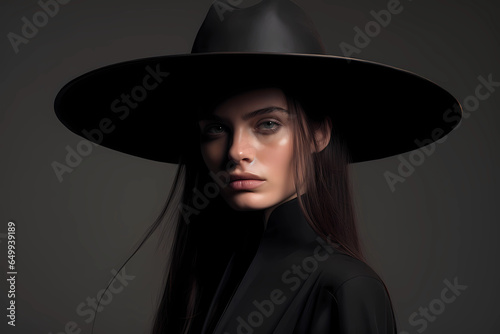 Gaucho Hat - Argentina - Wide-brimmed hat, similar to a cowboy hat, worn by Argentine gauchos (Generative AI)