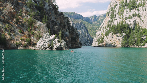 Oymapinar Lake, Turkey. Green Canyon in Manavgat region, Turkey. 