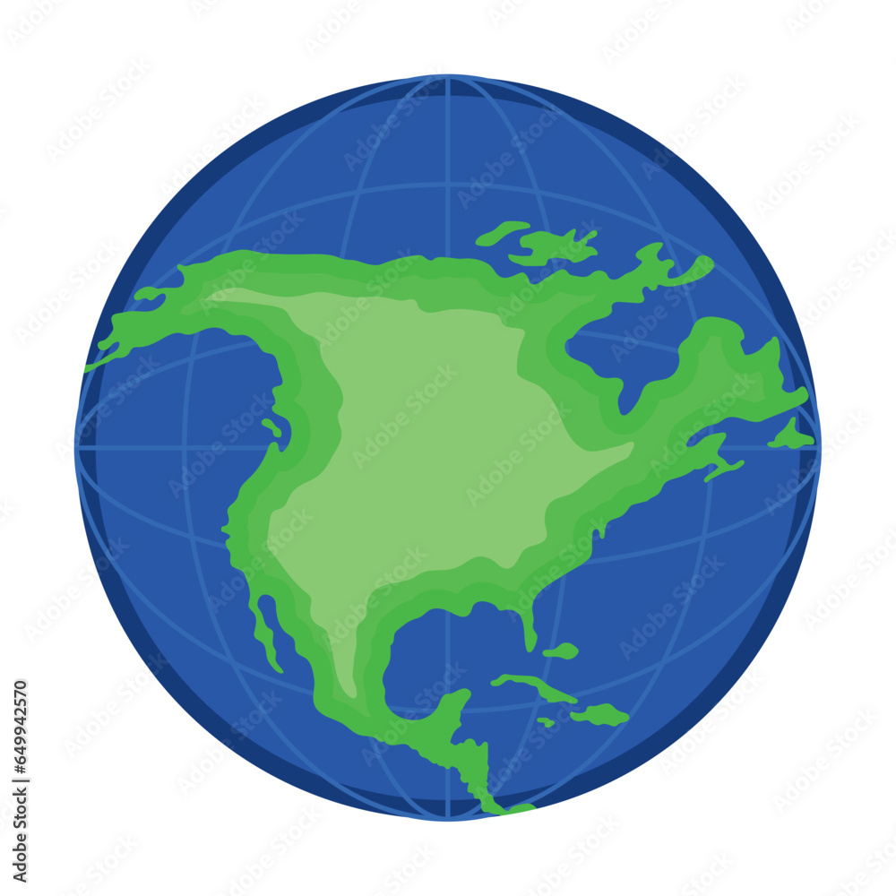 america world map icon