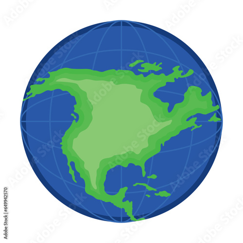 america world map icon