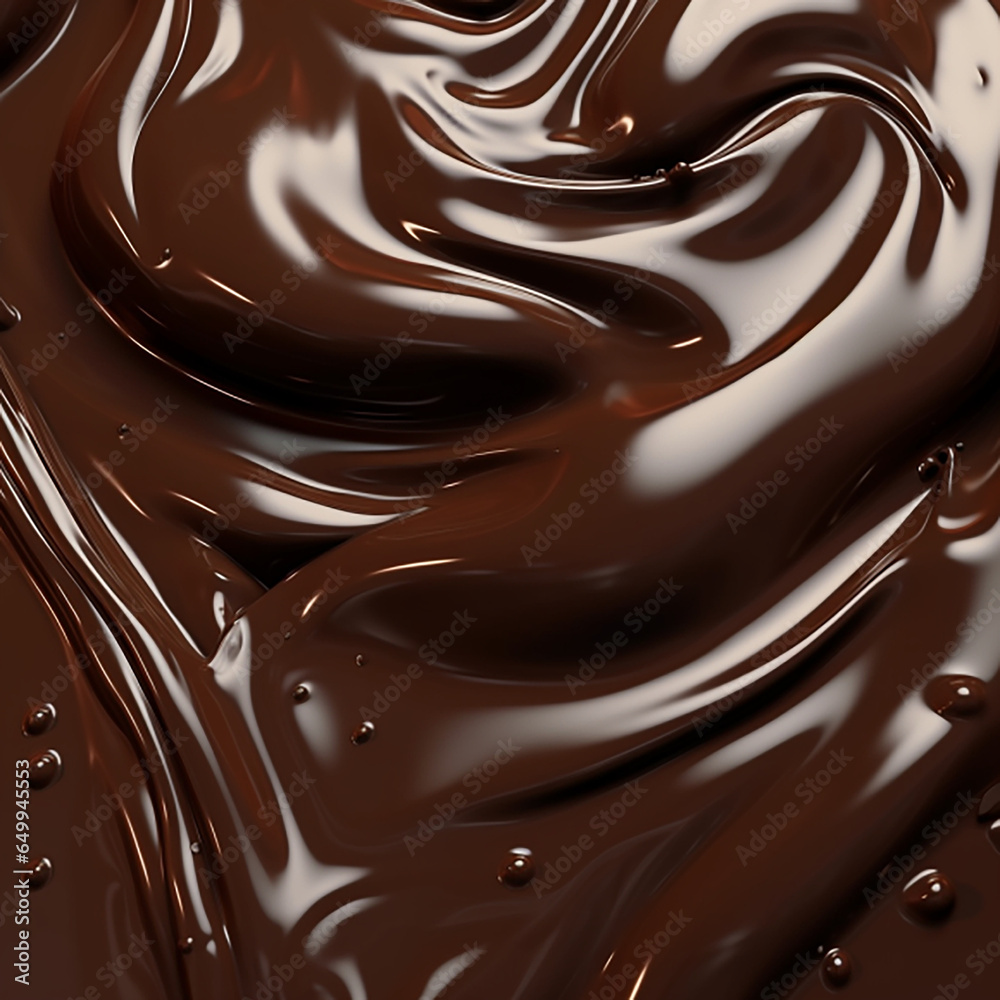 Melted Chocolate Background Melted Chocolate Background