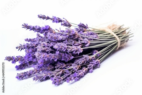 Dried lavender. Aroma herb pile. Generate Ai