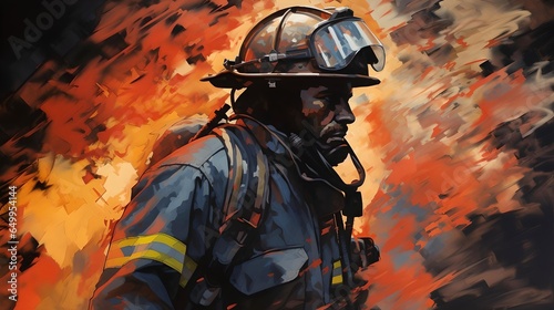 Heroic Firefighter