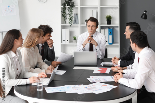 Group of business consultan...