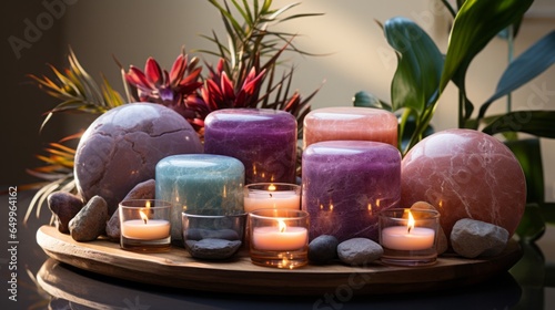 Blissful Retreat: The Art of Serenity and Balance with Spa, Aromatherapy, Candles, and More, generative AI