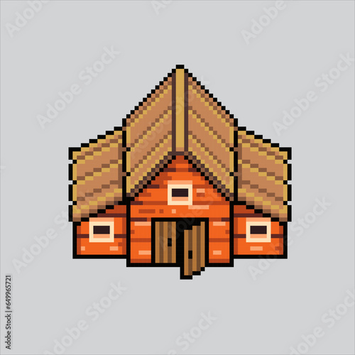 Pixel art illustration Barn. Pixelated Barn. Barn building farm icon pixelated
for the pixel art game and icon for website and video game. old school retro.