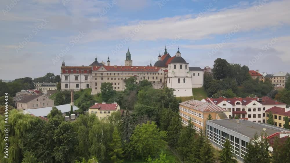 The aerial view of Lublin in Eastern Poland The aerial view of Lublin in Eastern Poland