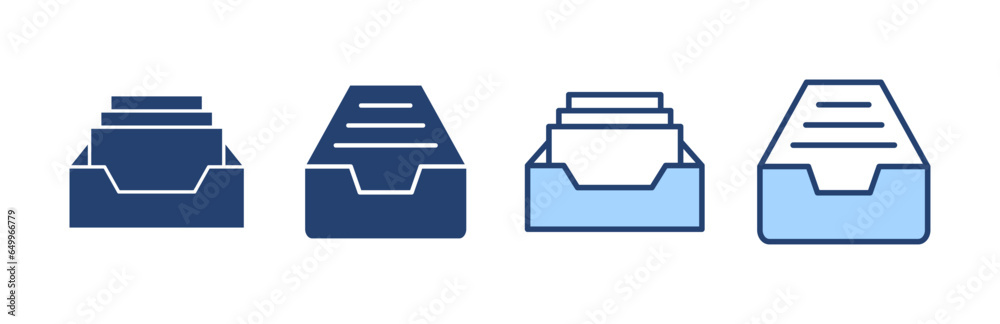 Archive folders icon vector. Document vector icon. Archive storage icon. Archive folders icon vector. Document vector icon. Archive storage icon.