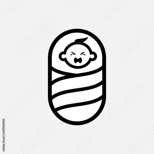Baby Icon. Infant Symbol - Vector. 