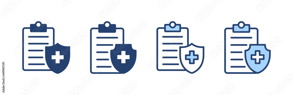 Medical insurance icon vector. health insurance sign and symbol Medical insurance icon vector. health insurance sign and symbol