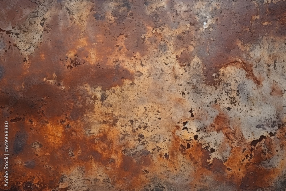 The background is an old rusty iron wall. The background is an old rusty iron wall.