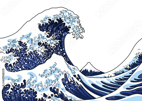 浮世絵　波イラスト※Affinity Designer作成svgファイル	