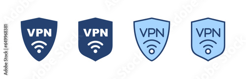 Vpn icon vector. Private network sign and symbol. virtual private network icon.