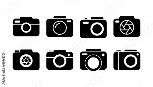 Camera Icon in trendy flat style isolated. Camera symbol web site design