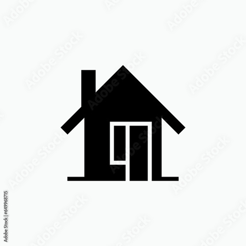 Home Icon. House, Residence Symbol - Vector photo