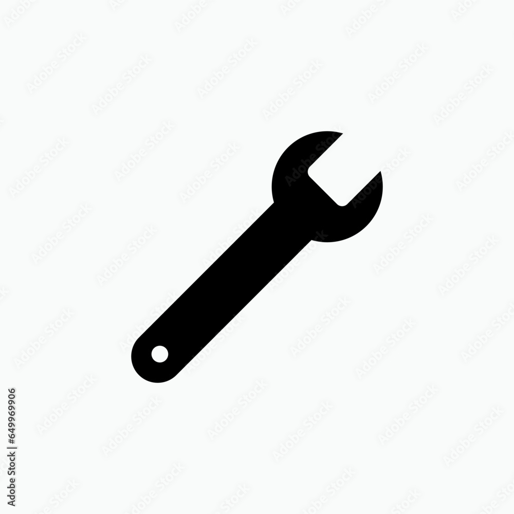 Wrench Icon. Repair, Setting. Mechanics, Maintenance Symbol for Design, Presentation, Website or Apps Elements – Vector. Wrench Icon. Repair, Setting. Mechanics, Maintenance Symbol for Design, Presentation, Website or Apps Elements – Vector.