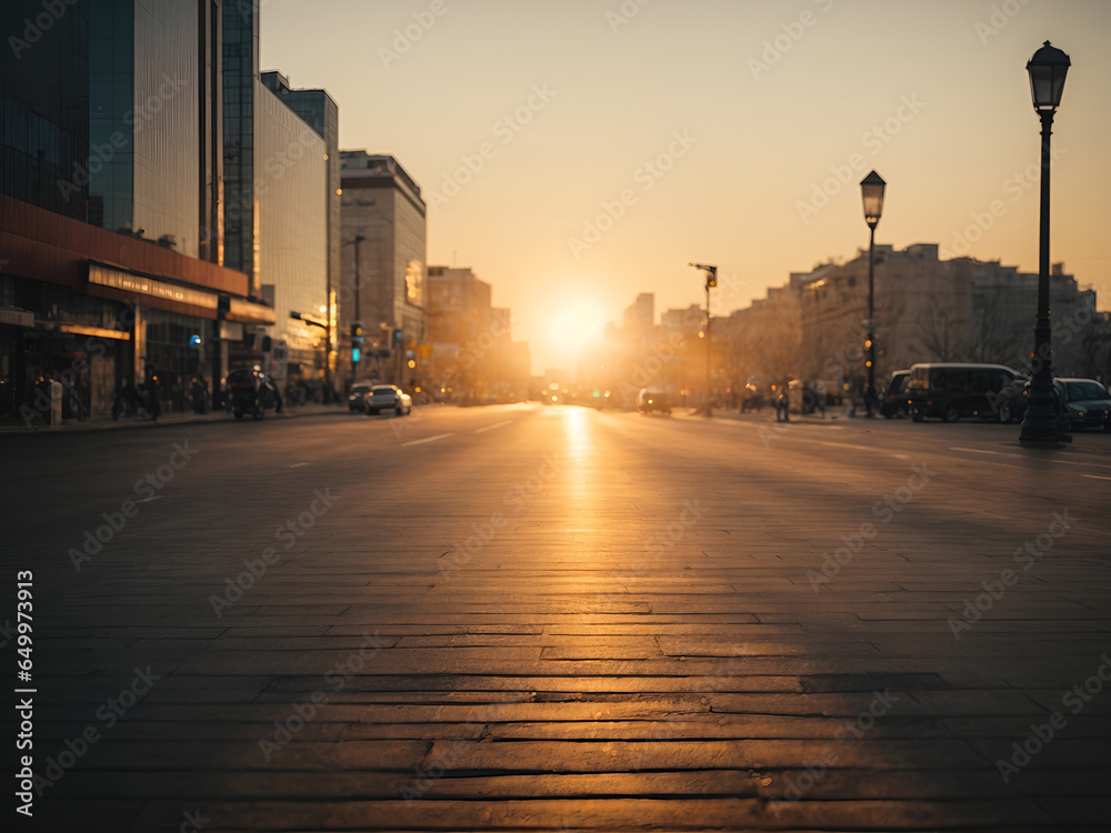 sunrise in the middle of the city sunrise in the middle of the city