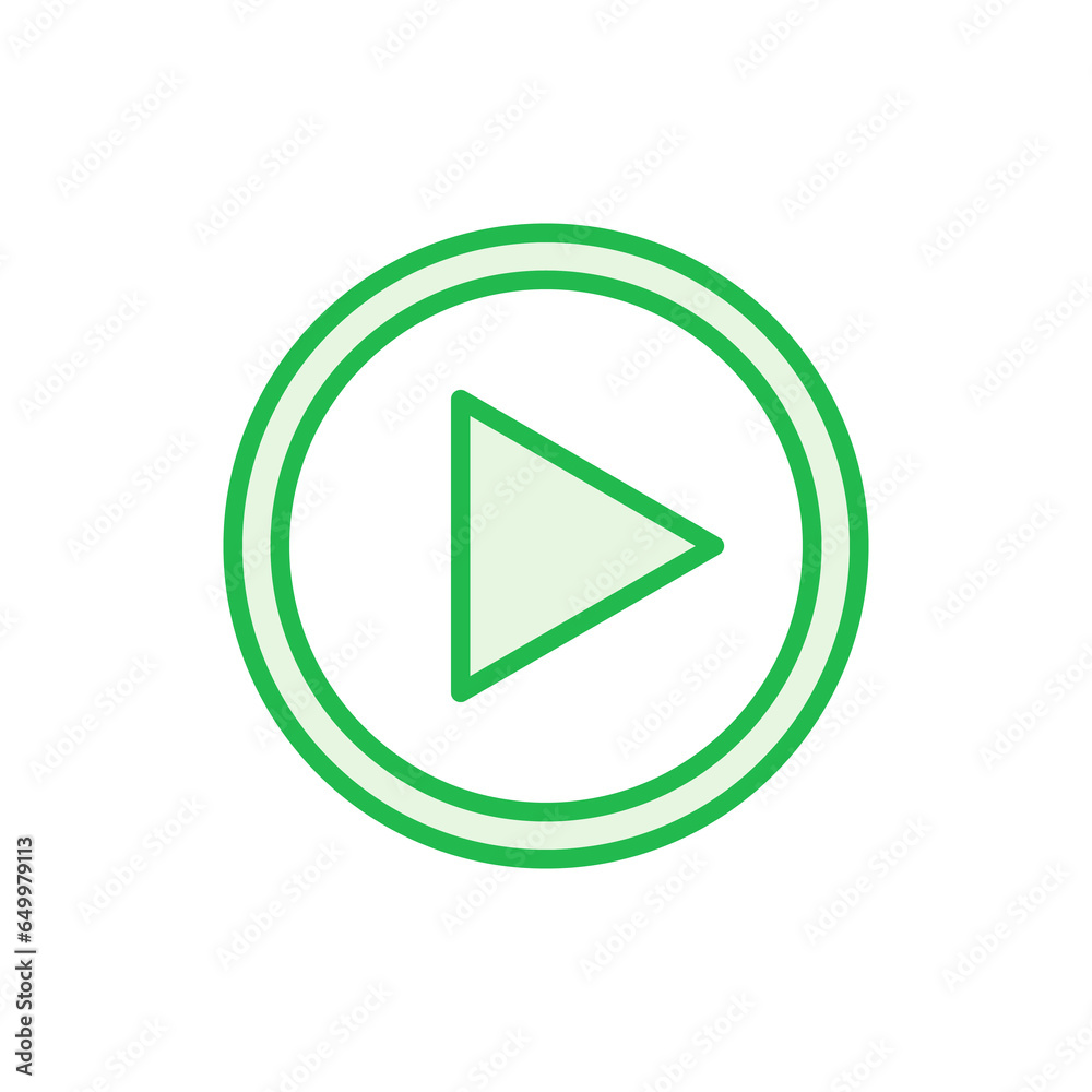 Play Icon set. Play button vector icon Play Icon set. Play button vector icon