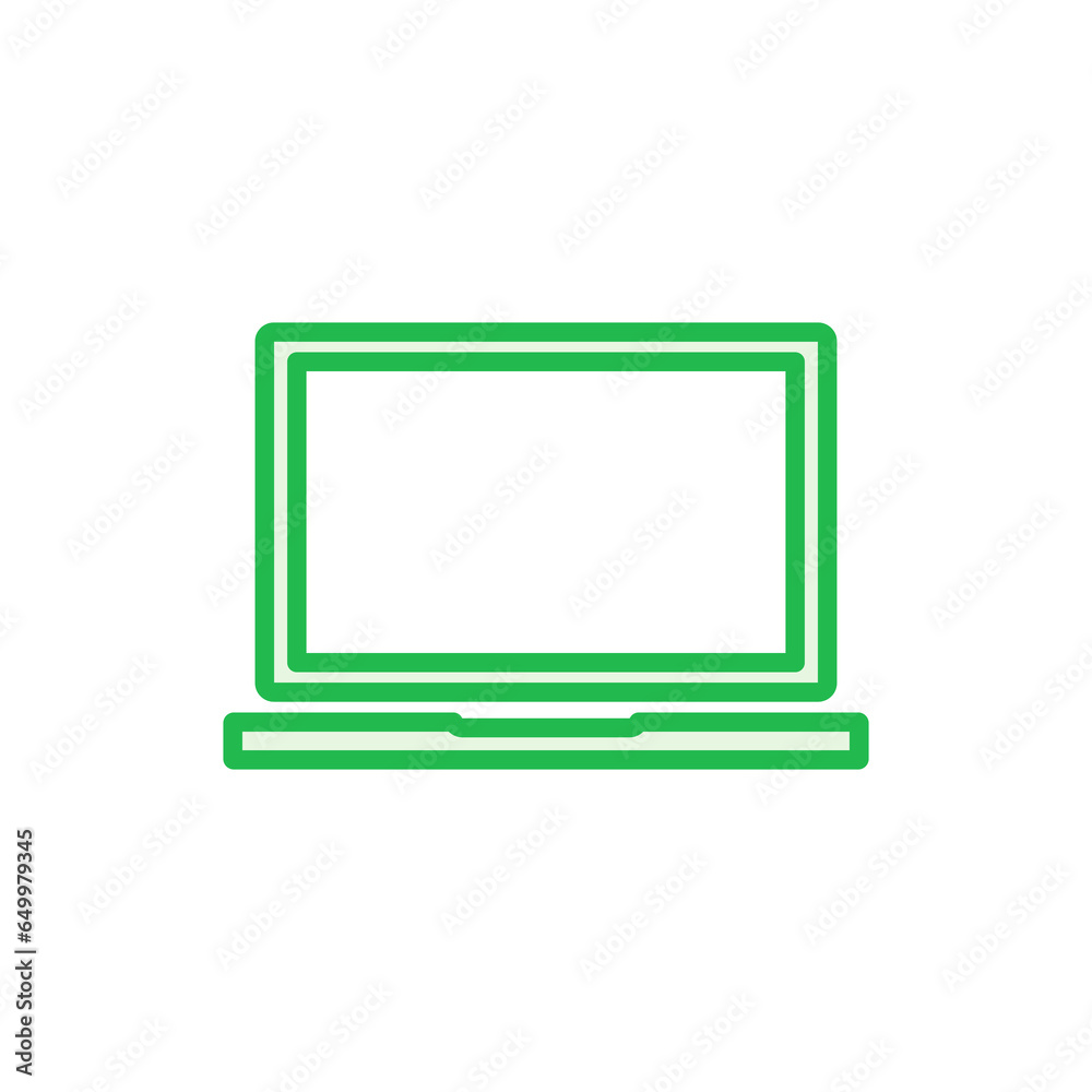 Laptop icon set. computer icon vector Laptop icon set. computer icon vector