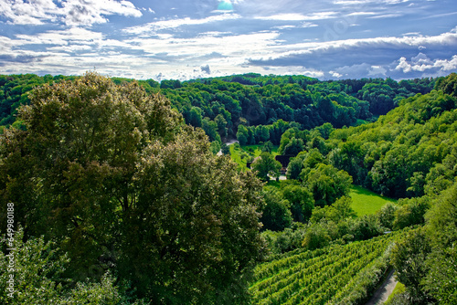 A beautiful day in the Bavarian city of Rothenburg an der Tauber.