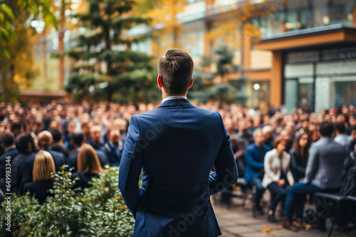 Successful business conference