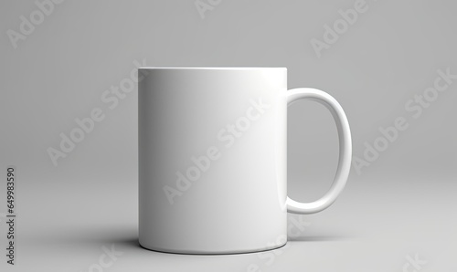 Blank white mug mockup