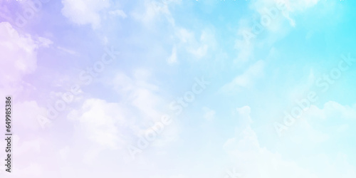 Pastel sky white clouds the day. Fantastic soft white clouds against pastel sky.