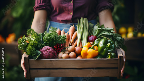 Harvesting Earth's Bounty: Gathering Vegetables 