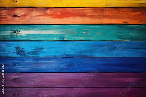 Colorful wooden background