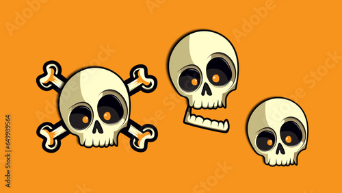 3 vector skulls