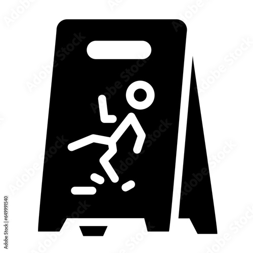 wet floor Solid icon