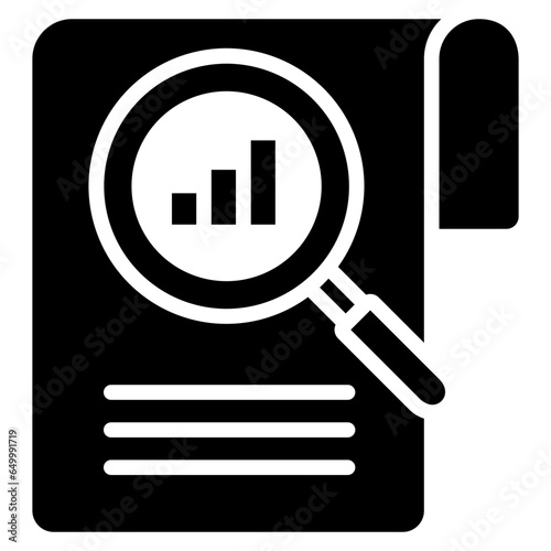 Analysis icon often used in design, websites, or applications, banner, flyer to convey specific concepts related to Assessment, educational, evaluative, and analytical purposes.