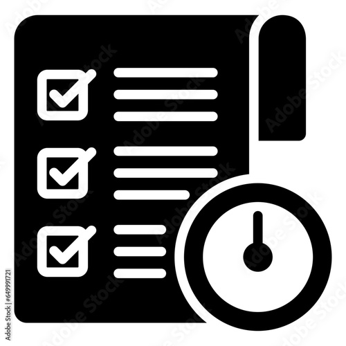 Planning icon often used in design, websites, or applications, banner, flyer to convey specific concepts related to Assessment, educational, evaluative, and analytical purposes.