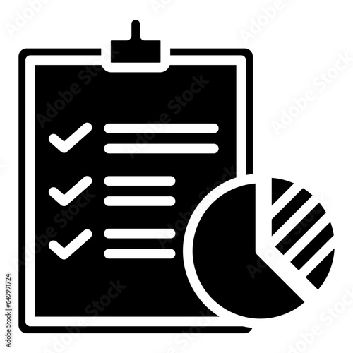 Survey icon often used in design, websites, or applications, banner, flyer to convey specific concepts related to Assessment, educational, evaluative, and analytical purposes.
