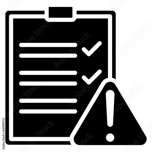 Risk Evaluation icon often used in design, websites, or applications, banner, flyer to convey specific concepts related to Assessment, educational, evaluative, and analytical purposes.