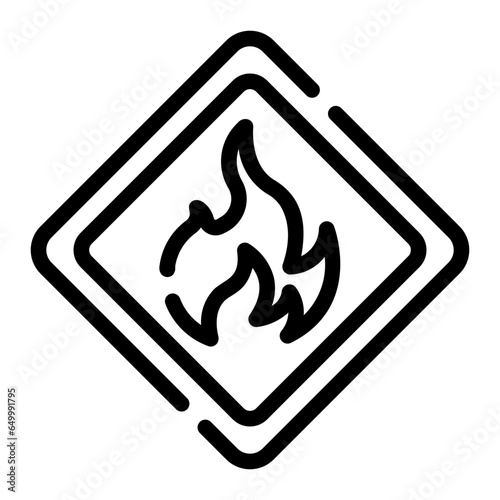 fire Line Icon
