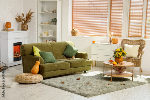Interior of living room wit...