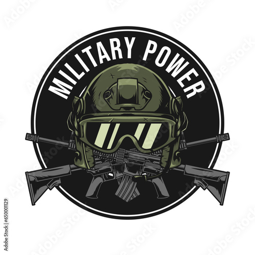 military logo template