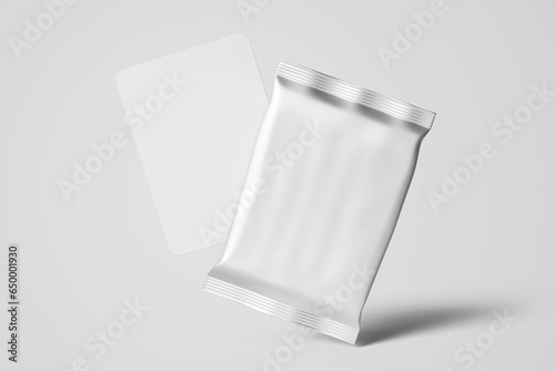 Fotografie 2,5 x 3,5 inch size blank trading card collectible game set with shiny foil plas