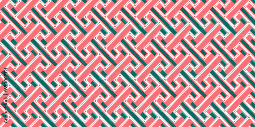 Pink RetroSeamless geometric pattern background with Pink RetroStyle Effect Pink RetroSeamless geometric pattern background with Pink RetroStyle Effect