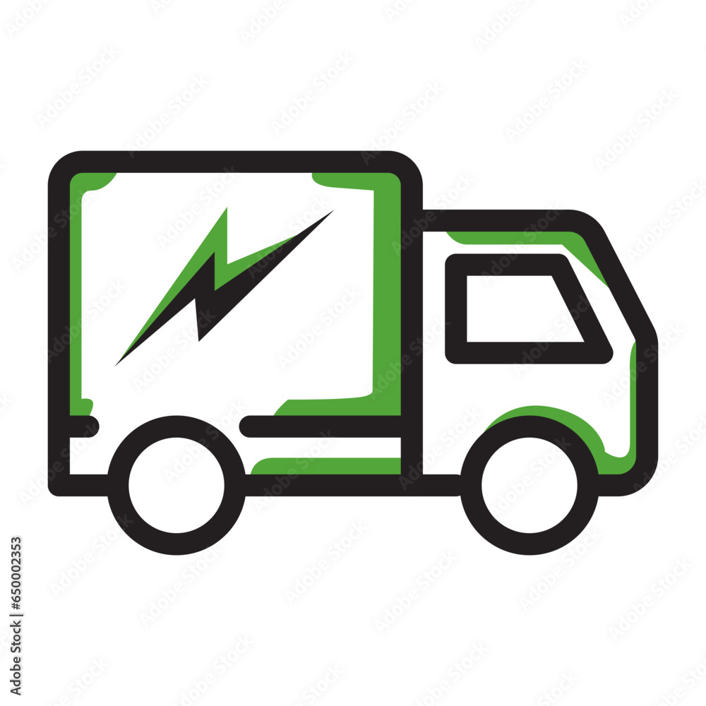 illustration of a icon vehicle  electrical 