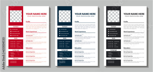 Clean Modern Resume and Cover Letter Layout Vector Template for Business Job Applications, Minimalist resume cv template, Resume design template, cv design, multipurpose resume design minimal Design