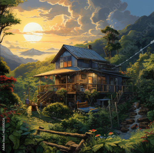 house in the forest
