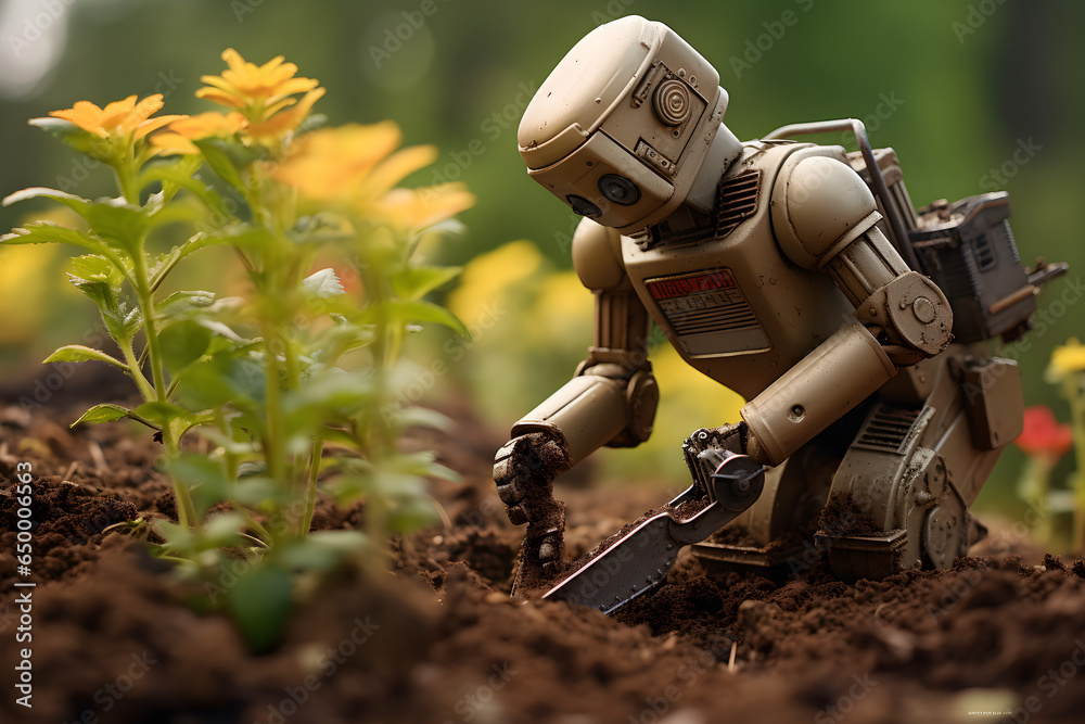 gardening robot gardening robot