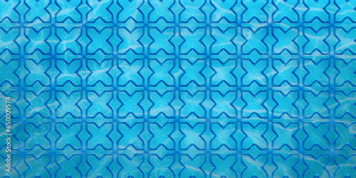  WaterSeamless geometric pattern background with WaterStyle Effect
