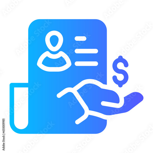 accruals Gradient icon